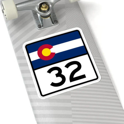 Colorado 32 (Colorado) (Road Sign) STICKER Vinyl Kiss-Cut Decal - The Sticker Space