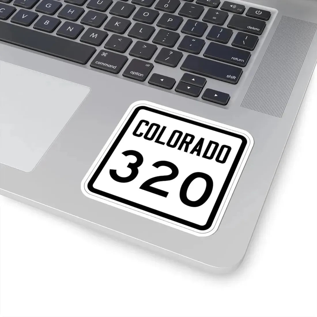 Colorado 320 1946 (Colorado) (Road Sign) STICKER Vinyl Kiss-Cut Decal - The Sticker Space