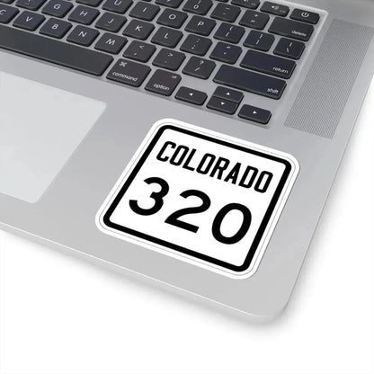 Colorado 320 1946 (Colorado) (Road Sign) STICKER Vinyl Kiss-Cut Decal - The Sticker Space