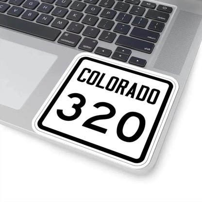 Colorado 320 1946 (Colorado) (Road Sign) STICKER Vinyl Kiss-Cut Decal - The Sticker Space