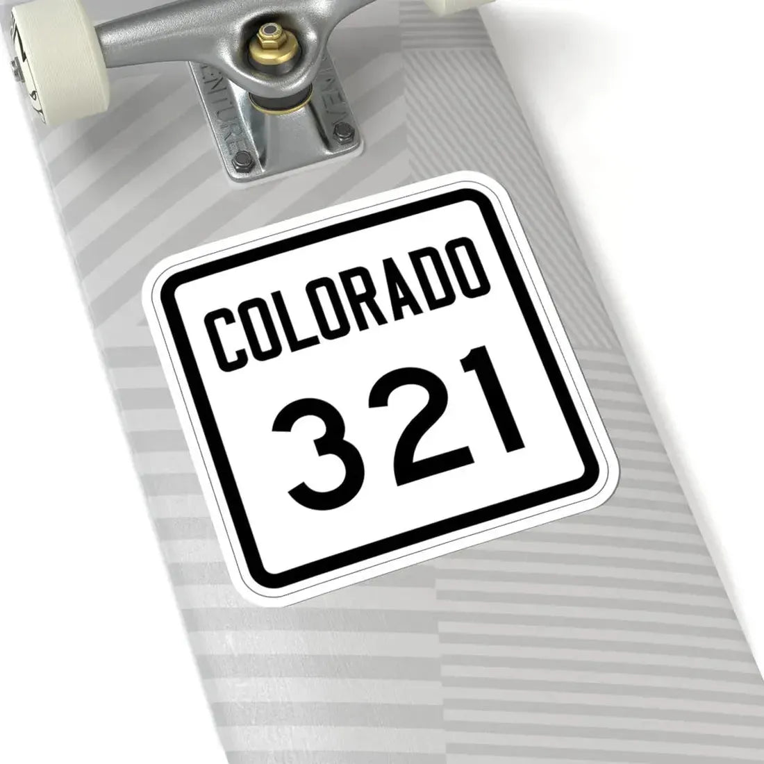 Colorado 321 1946 (Colorado) (Road Sign) STICKER Vinyl Kiss-Cut Decal - The Sticker Space