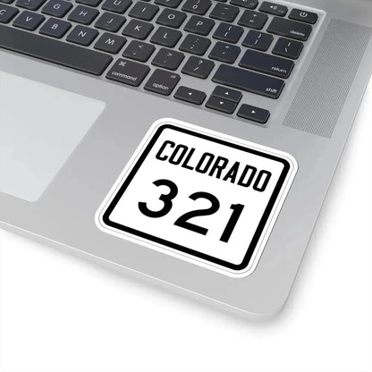 Colorado 321 1946 (Colorado) (Road Sign) STICKER Vinyl Kiss-Cut Decal - The Sticker Space