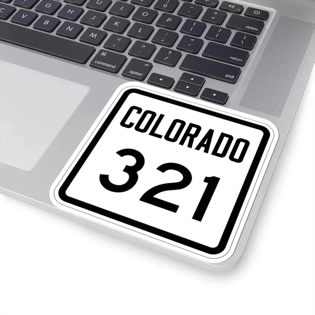 Colorado 321 1946 (Colorado) (Road Sign) STICKER Vinyl Kiss-Cut Decal - The Sticker Space