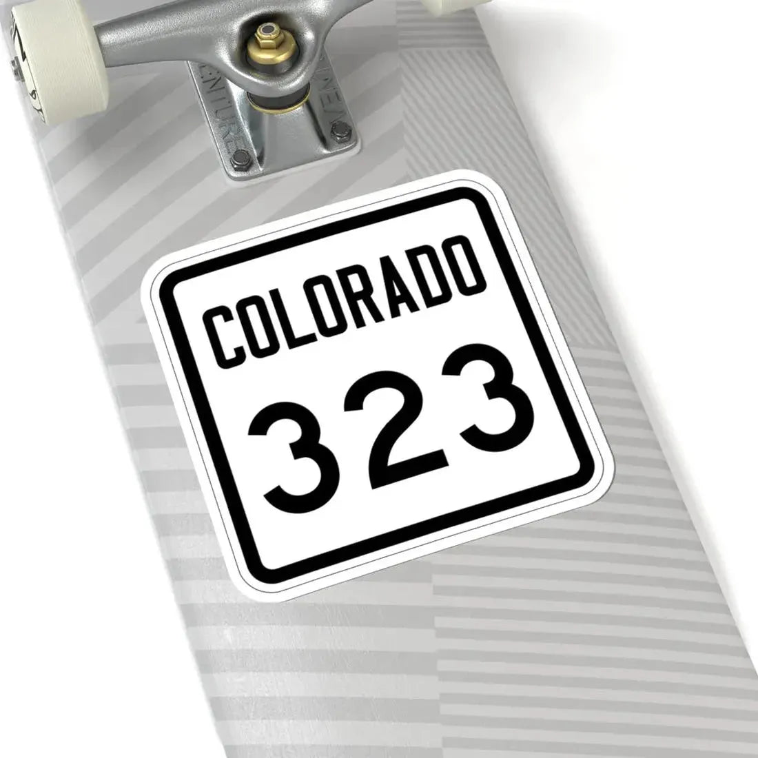 Colorado 323 1946 (Colorado) (Road Sign) STICKER Vinyl Kiss-Cut Decal - The Sticker Space