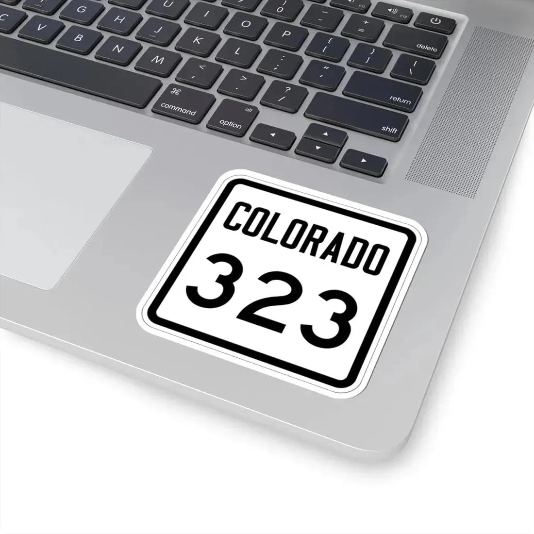 Colorado 323 1946 (Colorado) (Road Sign) STICKER Vinyl Kiss-Cut Decal - The Sticker Space