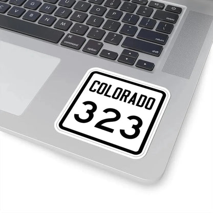 Colorado 323 1946 (Colorado) (Road Sign) STICKER Vinyl Kiss-Cut Decal - The Sticker Space