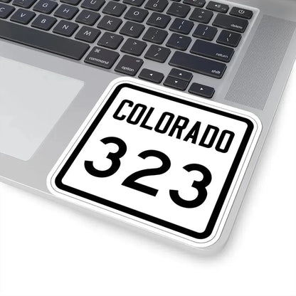 Colorado 323 1946 (Colorado) (Road Sign) STICKER Vinyl Kiss-Cut Decal - The Sticker Space
