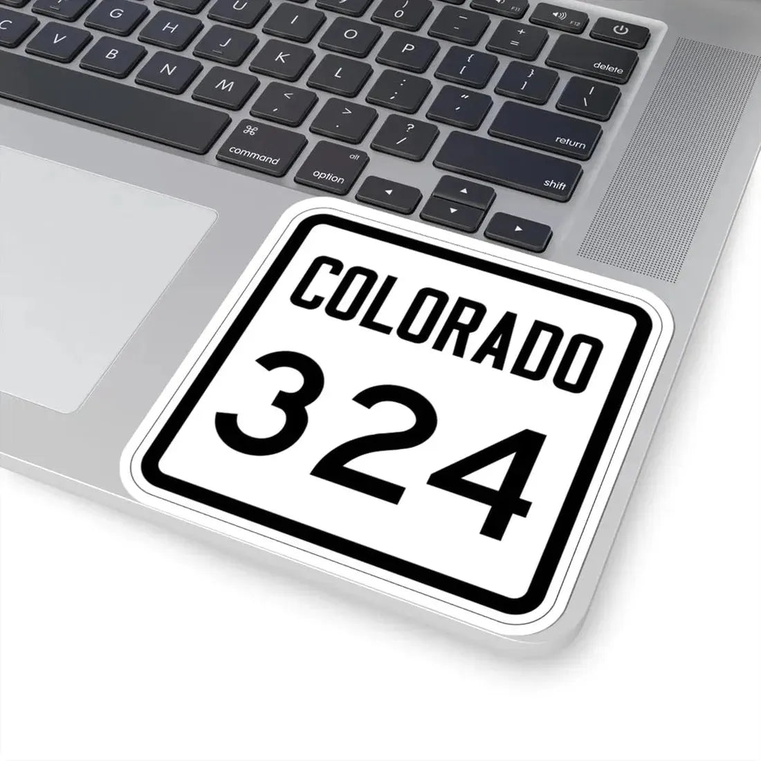 Colorado 324 1946 (Colorado) (Road Sign) STICKER Vinyl Kiss-Cut Decal - The Sticker Space