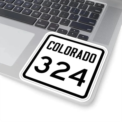 Colorado 324 1946 (Colorado) (Road Sign) STICKER Vinyl Kiss-Cut Decal - The Sticker Space