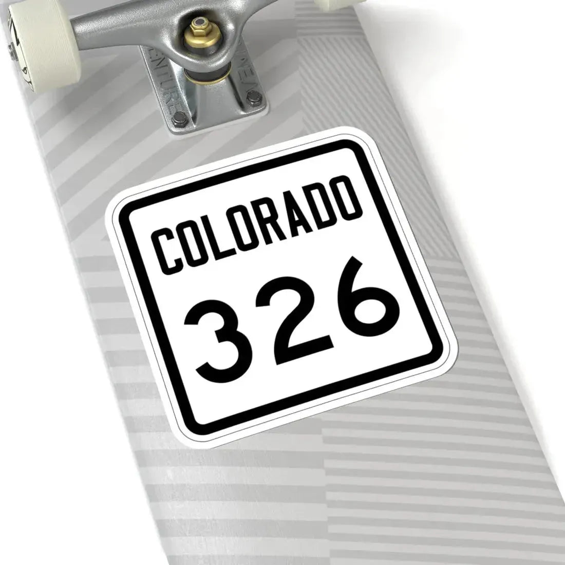 Colorado 326 1946 (Colorado) (Road Sign) STICKER Vinyl Kiss-Cut Decal - The Sticker Space