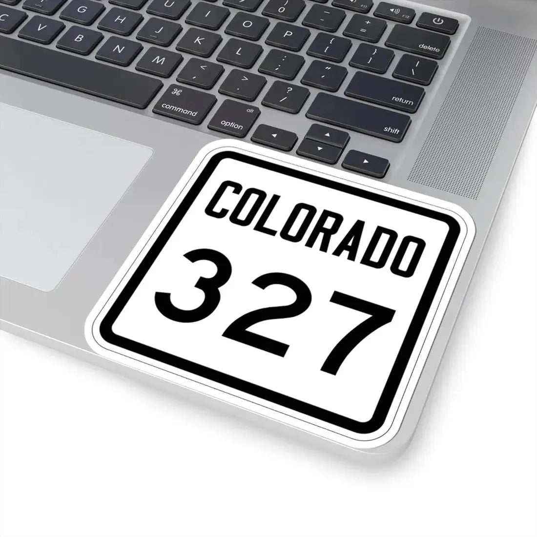 Colorado 327 1946 (Colorado) (Road Sign) STICKER Vinyl Kiss-Cut Decal - The Sticker Space