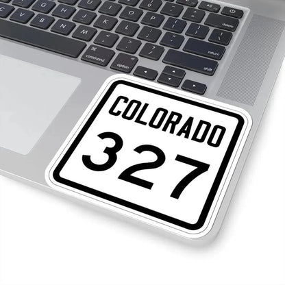 Colorado 327 1946 (Colorado) (Road Sign) STICKER Vinyl Kiss-Cut Decal - The Sticker Space