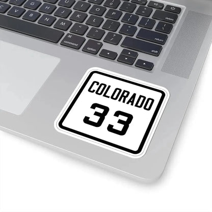 Colorado 33 1926 (Colorado) (Road Sign) STICKER Vinyl Kiss-Cut Decal - The Sticker Space