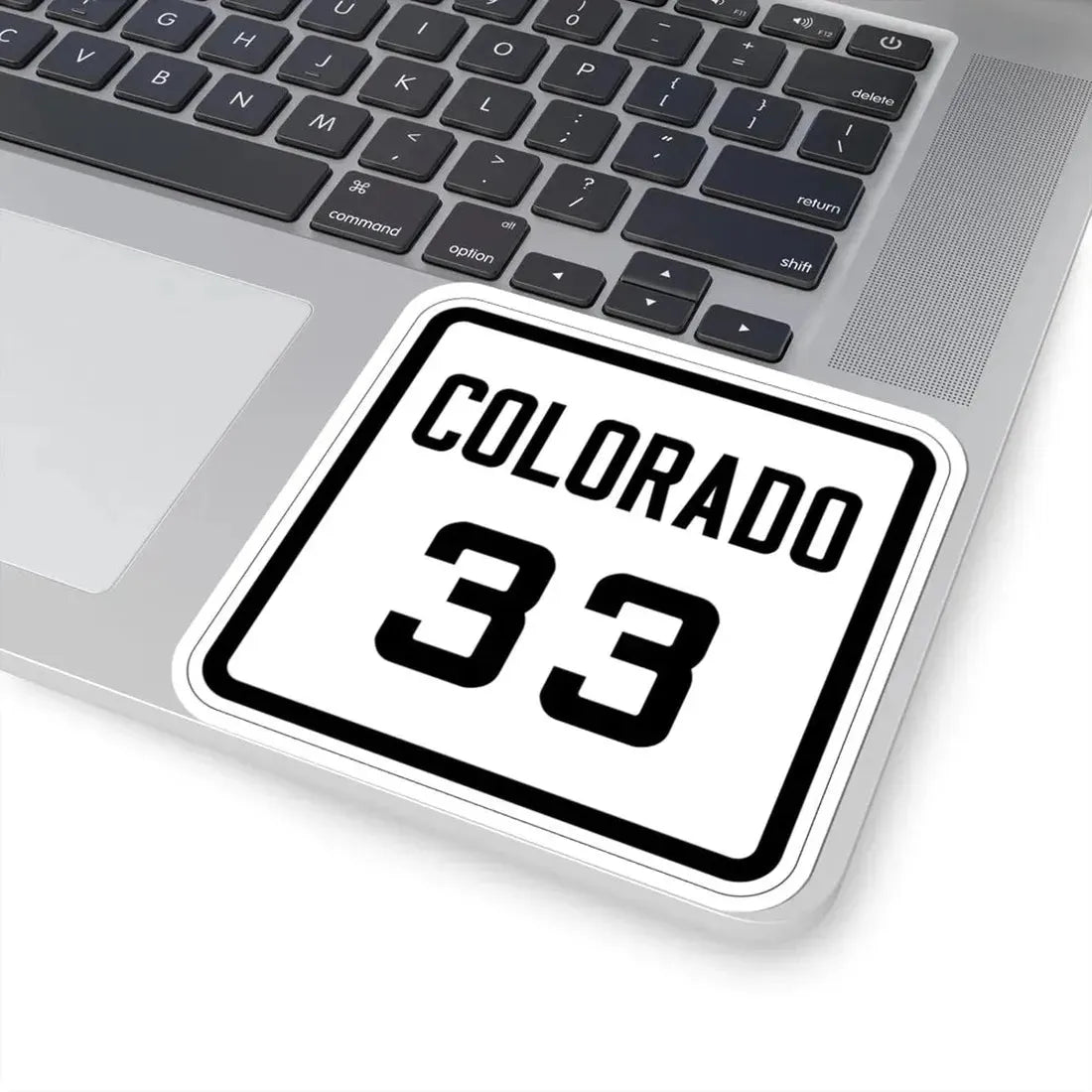 Colorado 33 1926 (Colorado) (Road Sign) STICKER Vinyl Kiss-Cut Decal - The Sticker Space