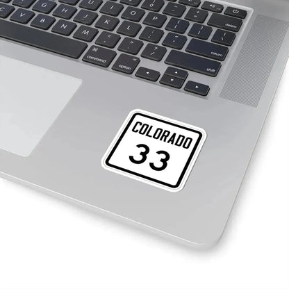 Colorado 33 1946 (Colorado) (Road Sign) STICKER Vinyl Kiss-Cut Decal - The Sticker Space