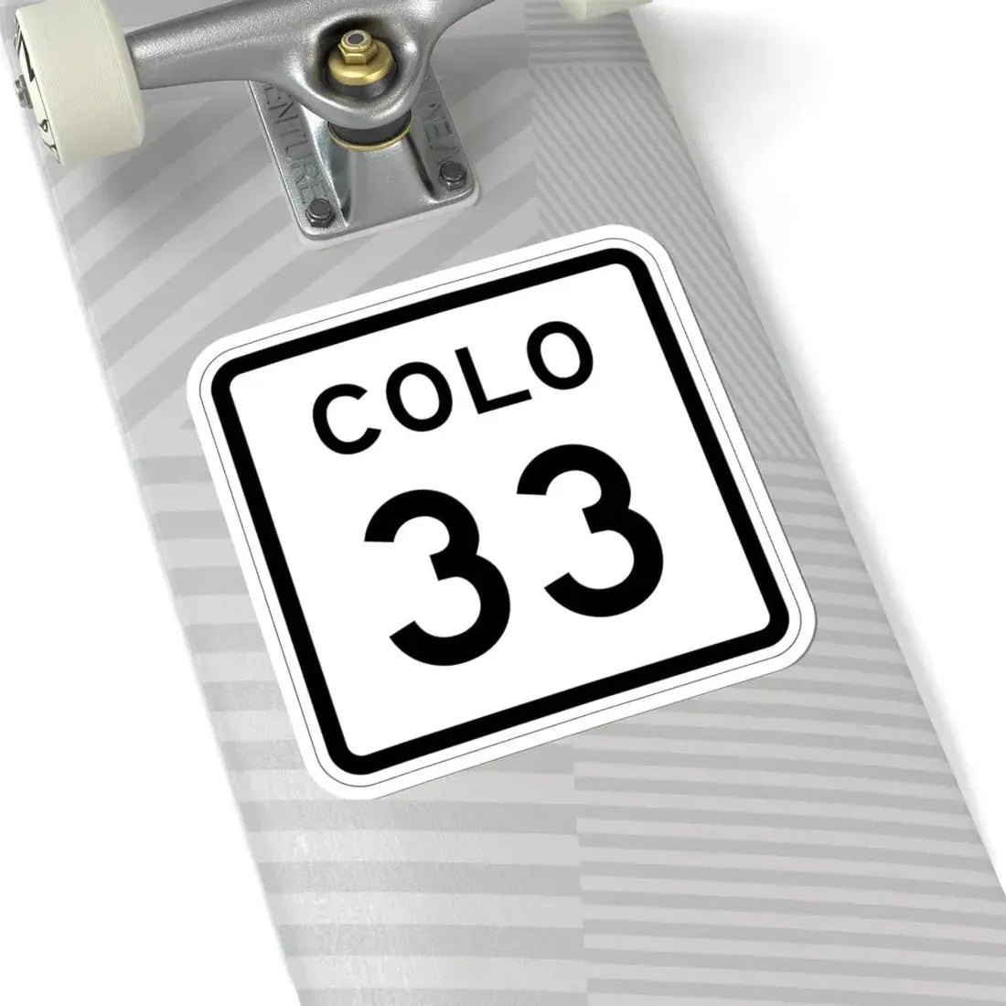 Colorado 33 1952 (Colorado) (Road Sign) STICKER Vinyl Kiss-Cut Decal - The Sticker Space