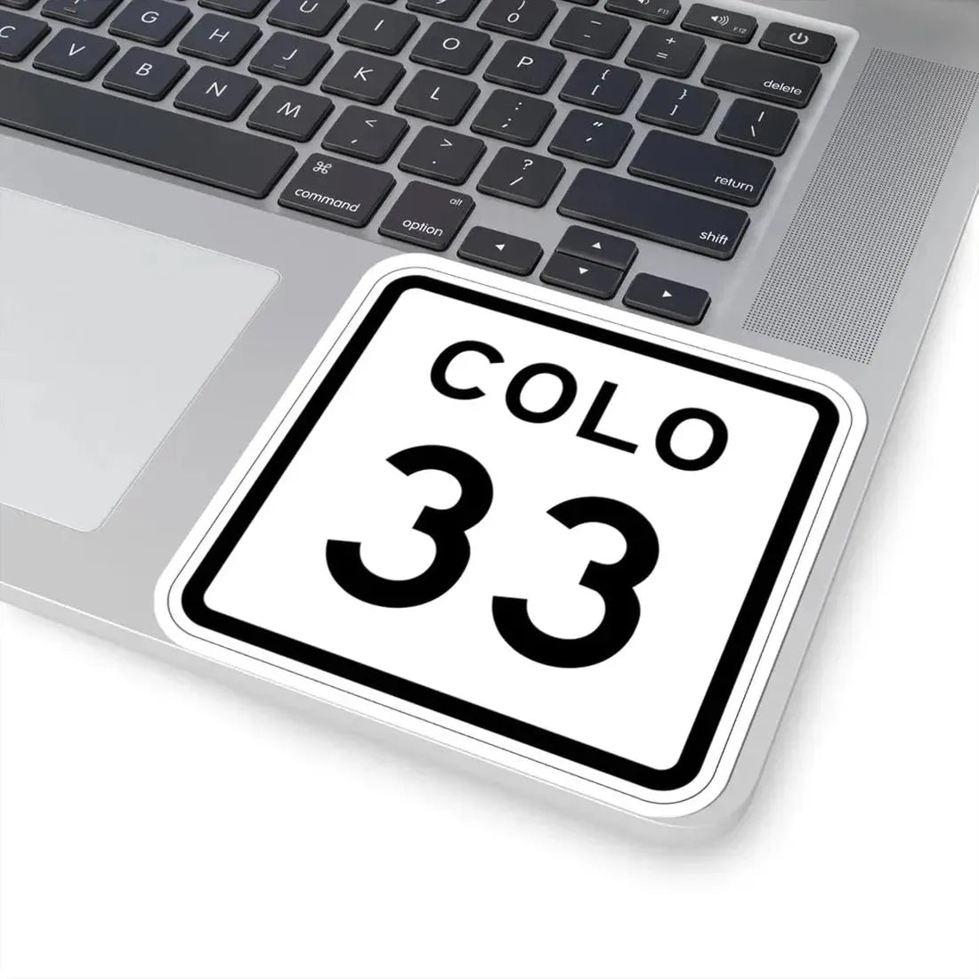 Colorado 33 1952 (Colorado) (Road Sign) STICKER Vinyl Kiss-Cut Decal - The Sticker Space
