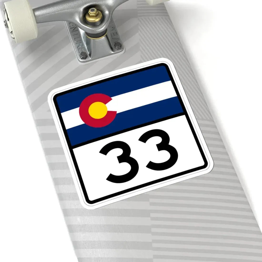 Colorado 33 (Colorado) (Road Sign) STICKER Vinyl Kiss-Cut Decal - The Sticker Space