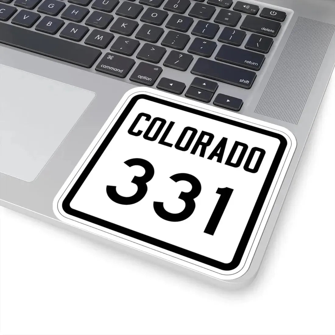 Colorado 331 1946 (Colorado) (Road Sign) STICKER Vinyl Kiss-Cut Decal - The Sticker Space