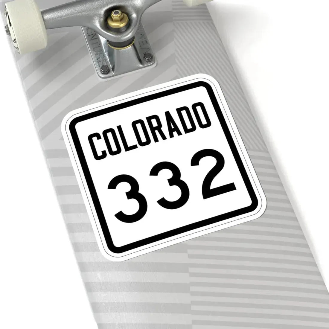 Colorado 332 1946 (Colorado) (Road Sign) STICKER Vinyl Kiss-Cut Decal - The Sticker Space