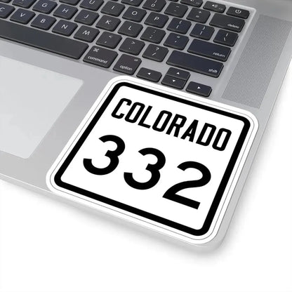 Colorado 332 1946 (Colorado) (Road Sign) STICKER Vinyl Kiss-Cut Decal - The Sticker Space