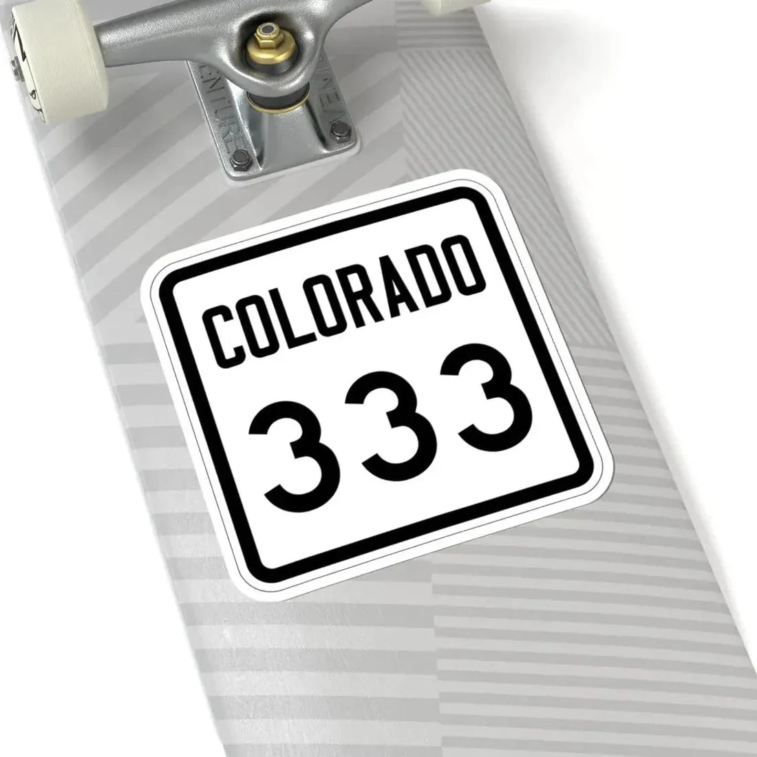 Colorado 333 1946 (Colorado) (Road Sign) STICKER Vinyl Kiss-Cut Decal - The Sticker Space