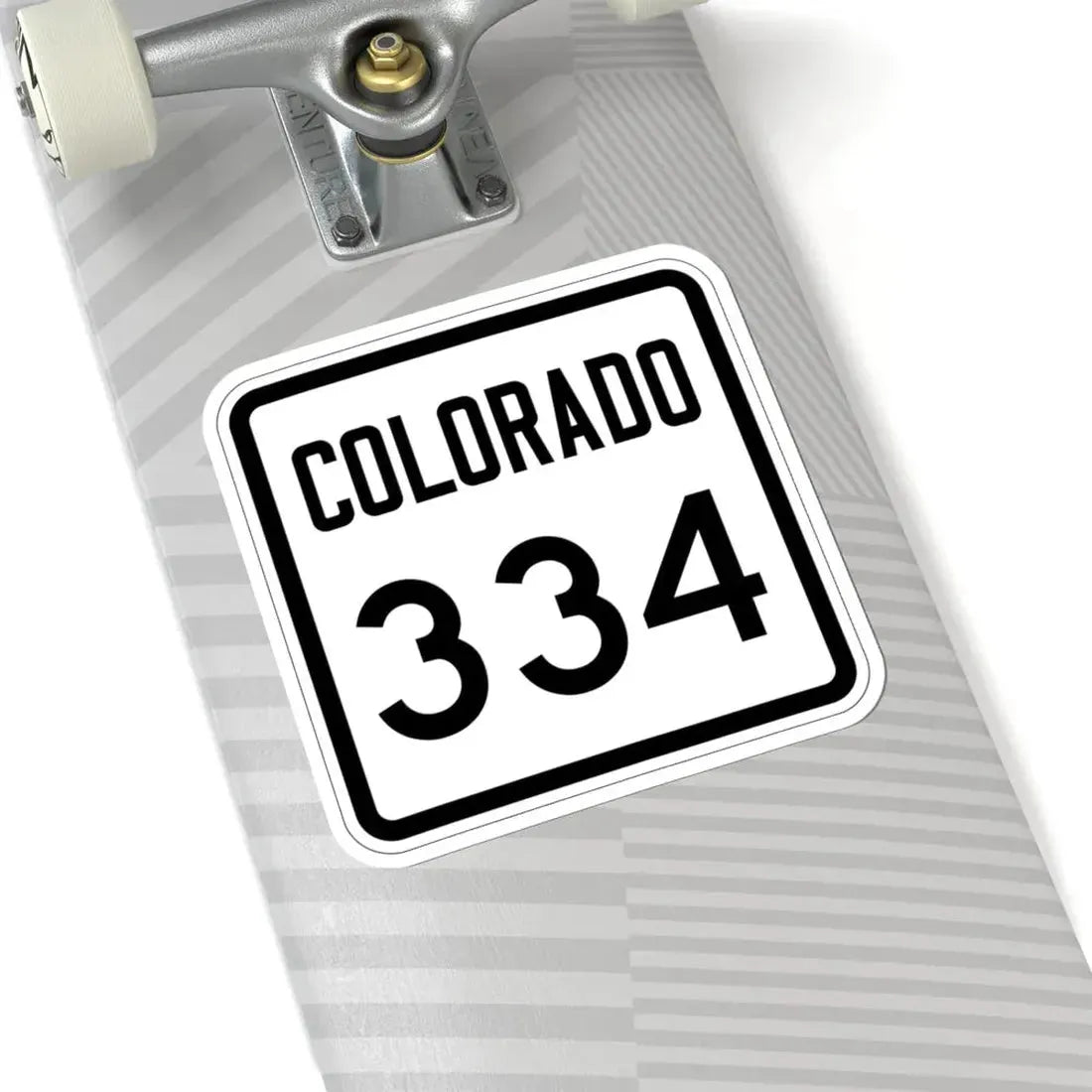 Colorado 334 1946 (Colorado) (Road Sign) STICKER Vinyl Kiss-Cut Decal - The Sticker Space