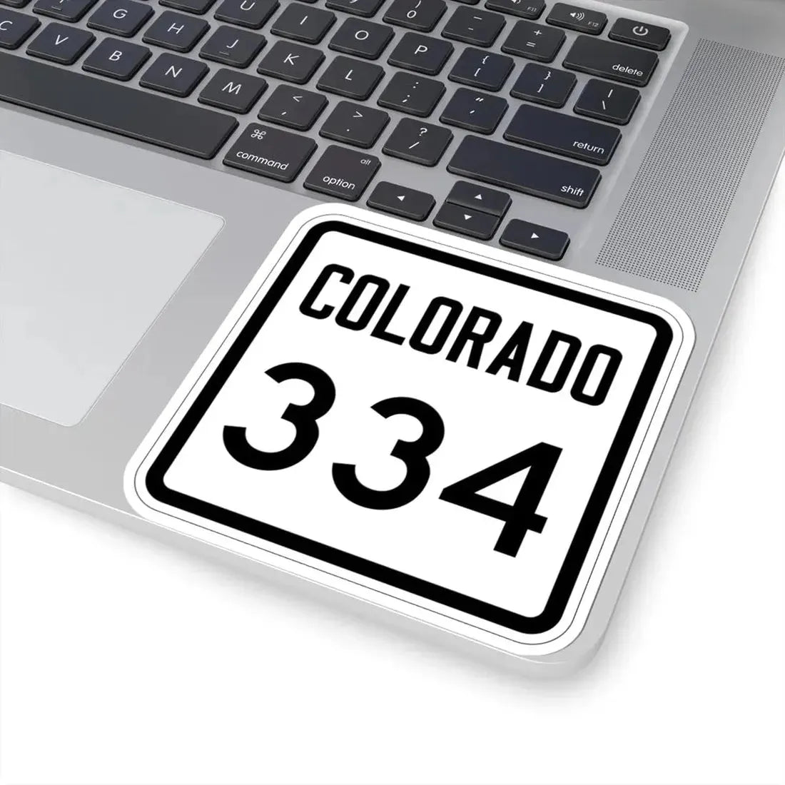 Colorado 334 1946 (Colorado) (Road Sign) STICKER Vinyl Kiss-Cut Decal - The Sticker Space