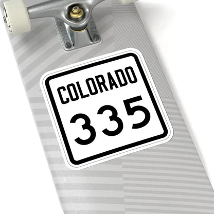Colorado 335 1946 (Colorado) (Road Sign) STICKER Vinyl Kiss-Cut Decal - The Sticker Space