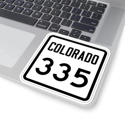 Colorado 335 1946 (Colorado) (Road Sign) STICKER Vinyl Kiss-Cut Decal - The Sticker Space