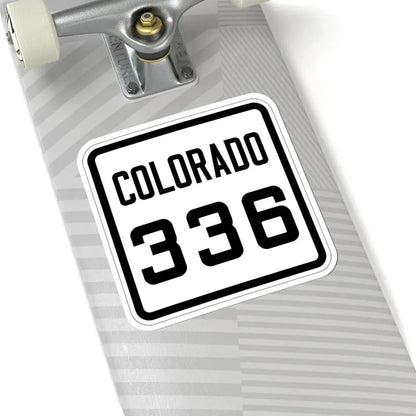 Colorado 336 1926 (Colorado) (Road Sign) STICKER Vinyl Kiss-Cut Decal - The Sticker Space