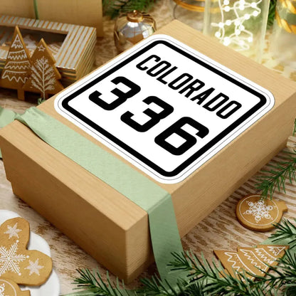 Colorado 336 1926 (Colorado) (Road Sign) STICKER Vinyl Kiss-Cut Decal - The Sticker Space