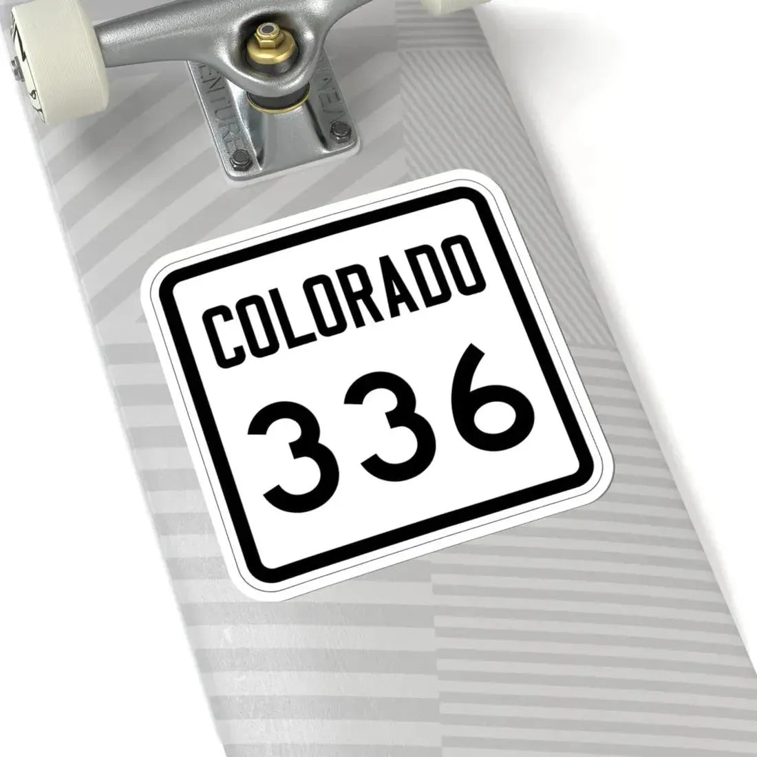 Colorado 336 1946 (Colorado) (Road Sign) STICKER Vinyl Kiss-Cut Decal - The Sticker Space