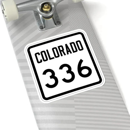 Colorado 336 1946 (Colorado) (Road Sign) STICKER Vinyl Kiss-Cut Decal - The Sticker Space