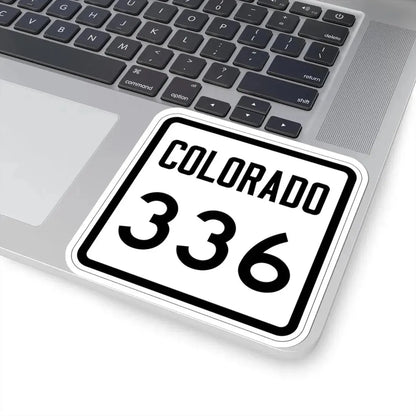 Colorado 336 1946 (Colorado) (Road Sign) STICKER Vinyl Kiss-Cut Decal - The Sticker Space