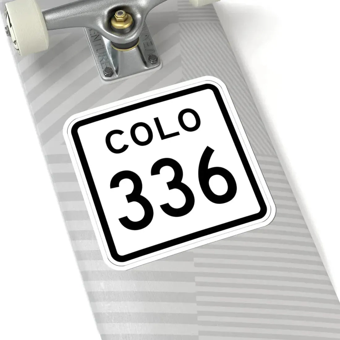 Colorado 336 1952 (Colorado) (Road Sign) STICKER Vinyl Kiss-Cut Decal - The Sticker Space