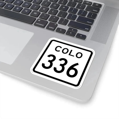 Colorado 336 1952 (Colorado) (Road Sign) STICKER Vinyl Kiss-Cut Decal - The Sticker Space