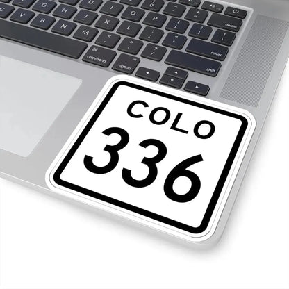 Colorado 336 1952 (Colorado) (Road Sign) STICKER Vinyl Kiss-Cut Decal - The Sticker Space