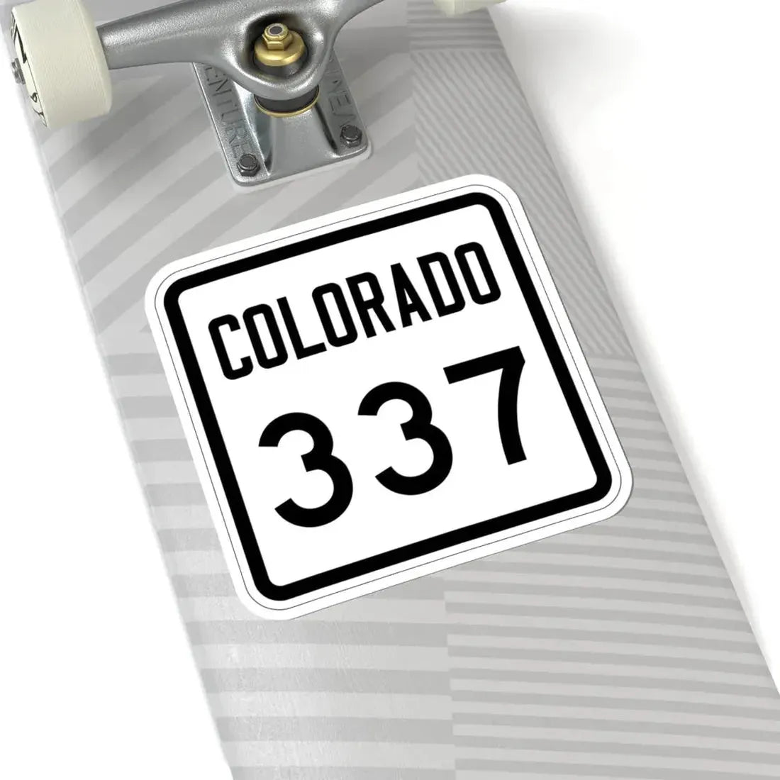 Colorado 337 1946 (Colorado) (Road Sign) STICKER Vinyl Kiss-Cut Decal - The Sticker Space