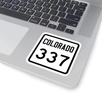 Colorado 337 1946 (Colorado) (Road Sign) STICKER Vinyl Kiss-Cut Decal - The Sticker Space