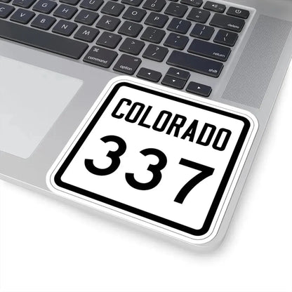 Colorado 337 1946 (Colorado) (Road Sign) STICKER Vinyl Kiss-Cut Decal - The Sticker Space