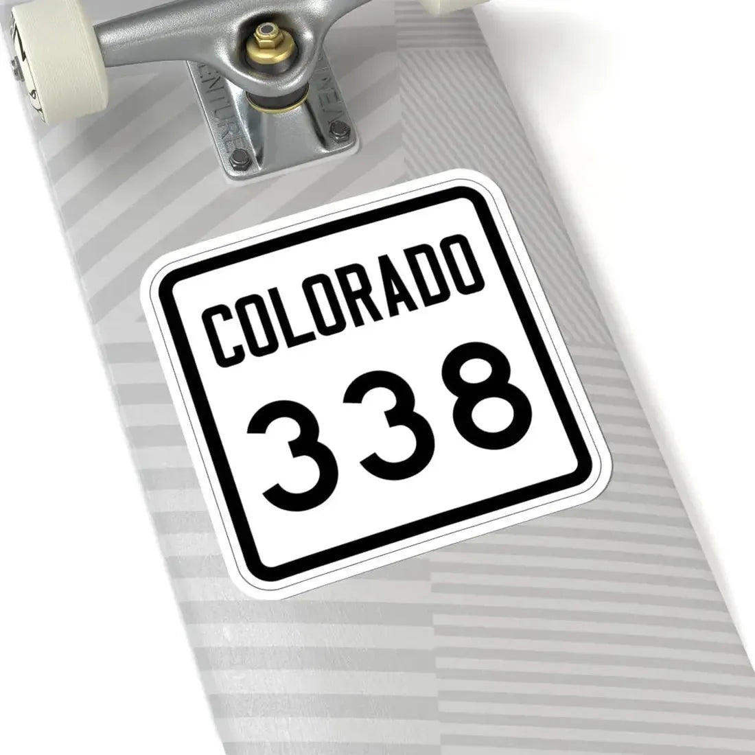 Colorado 338 1946 (Colorado) (Road Sign) STICKER Vinyl Kiss-Cut Decal - The Sticker Space