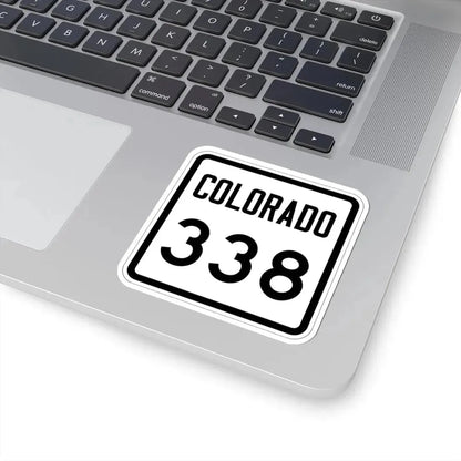 Colorado 338 1946 (Colorado) (Road Sign) STICKER Vinyl Kiss-Cut Decal - The Sticker Space