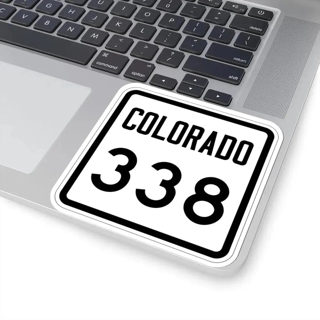 Colorado 338 1946 (Colorado) (Road Sign) STICKER Vinyl Kiss-Cut Decal - The Sticker Space