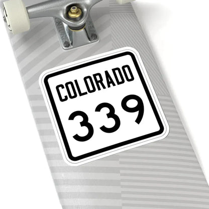 Colorado 339 1946 (Colorado) (Road Sign) STICKER Vinyl Kiss-Cut Decal - The Sticker Space