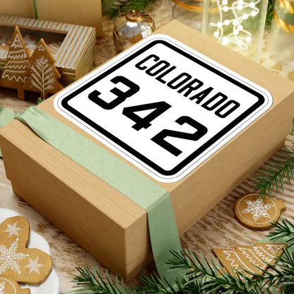 Colorado 342 1926 (Colorado) (Road Sign) STICKER Vinyl Kiss-Cut Decal - The Sticker Space