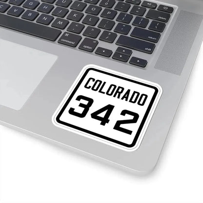 Colorado 342 1926 (Colorado) (Road Sign) STICKER Vinyl Kiss-Cut Decal - The Sticker Space