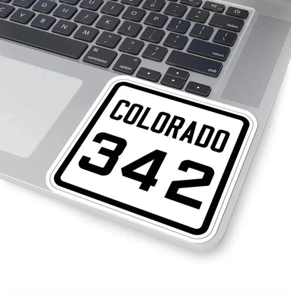 Colorado 342 1926 (Colorado) (Road Sign) STICKER Vinyl Kiss-Cut Decal - The Sticker Space