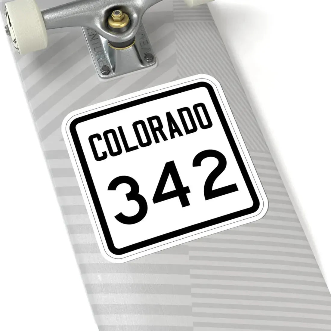 Colorado 342 1946 (Colorado) (Road Sign) STICKER Vinyl Kiss-Cut Decal - The Sticker Space