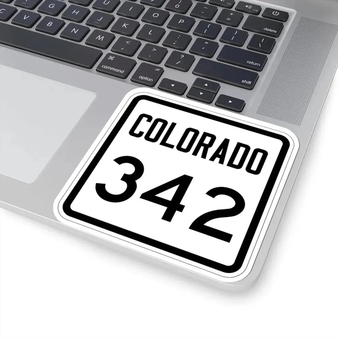 Colorado 342 1946 (Colorado) (Road Sign) STICKER Vinyl Kiss-Cut Decal - The Sticker Space
